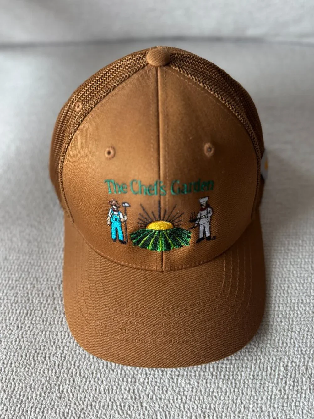 The Chef's Garden Carhartt Mesh-Back Trucker Hat Branded Chef